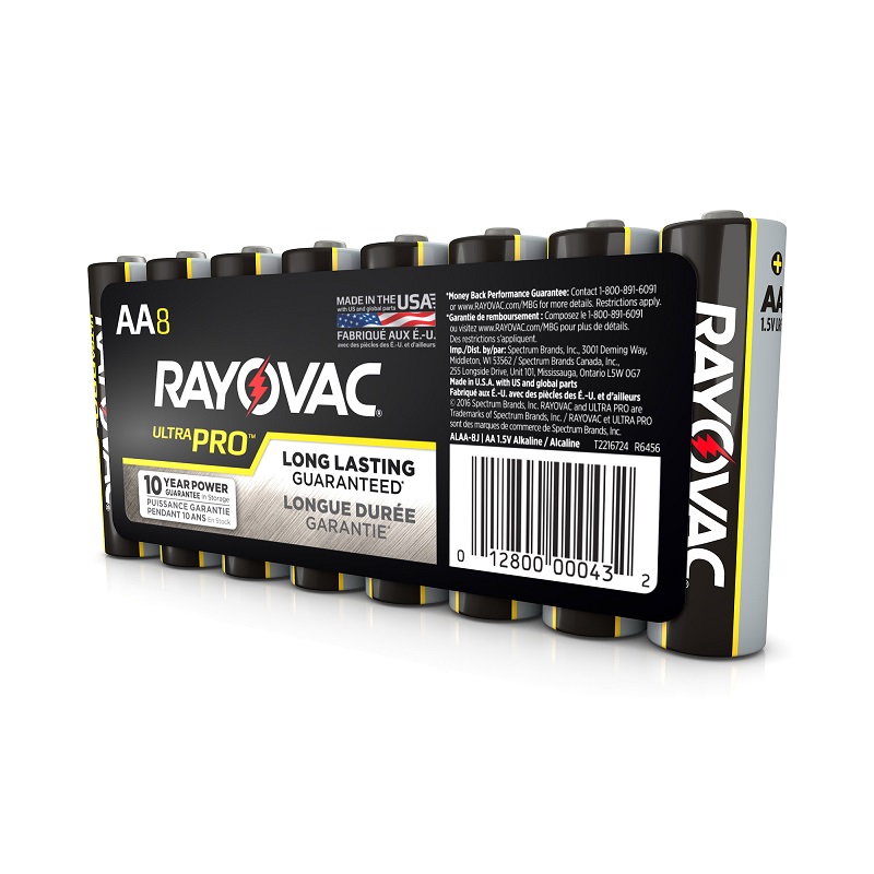 Rayovac Ultra Pro Alkaline AAA Batteries in an 8 Pack